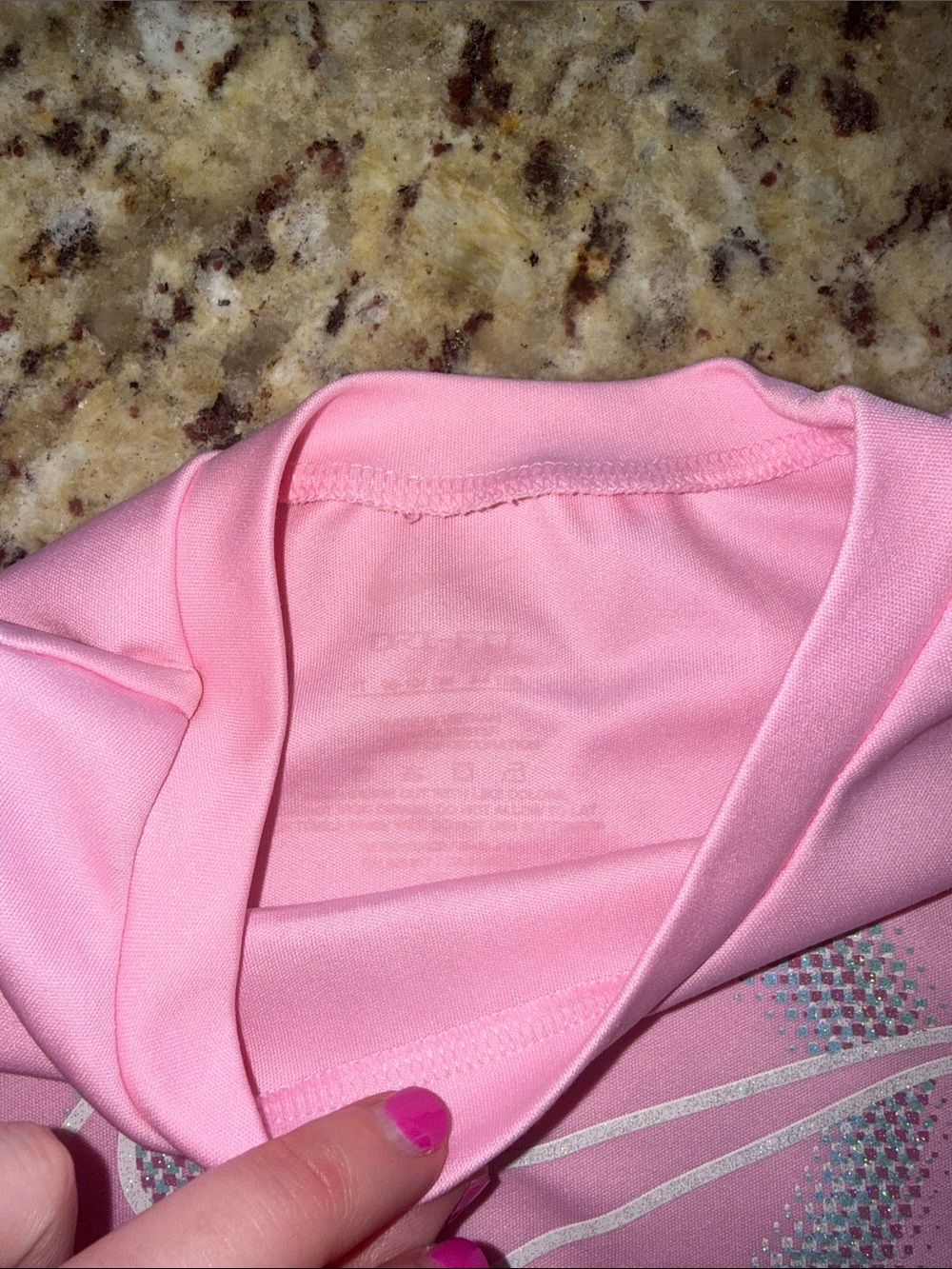 Nike Pink Heart Dri-FIT Top with Pink & Turquoise Set - Picture 4 of 8